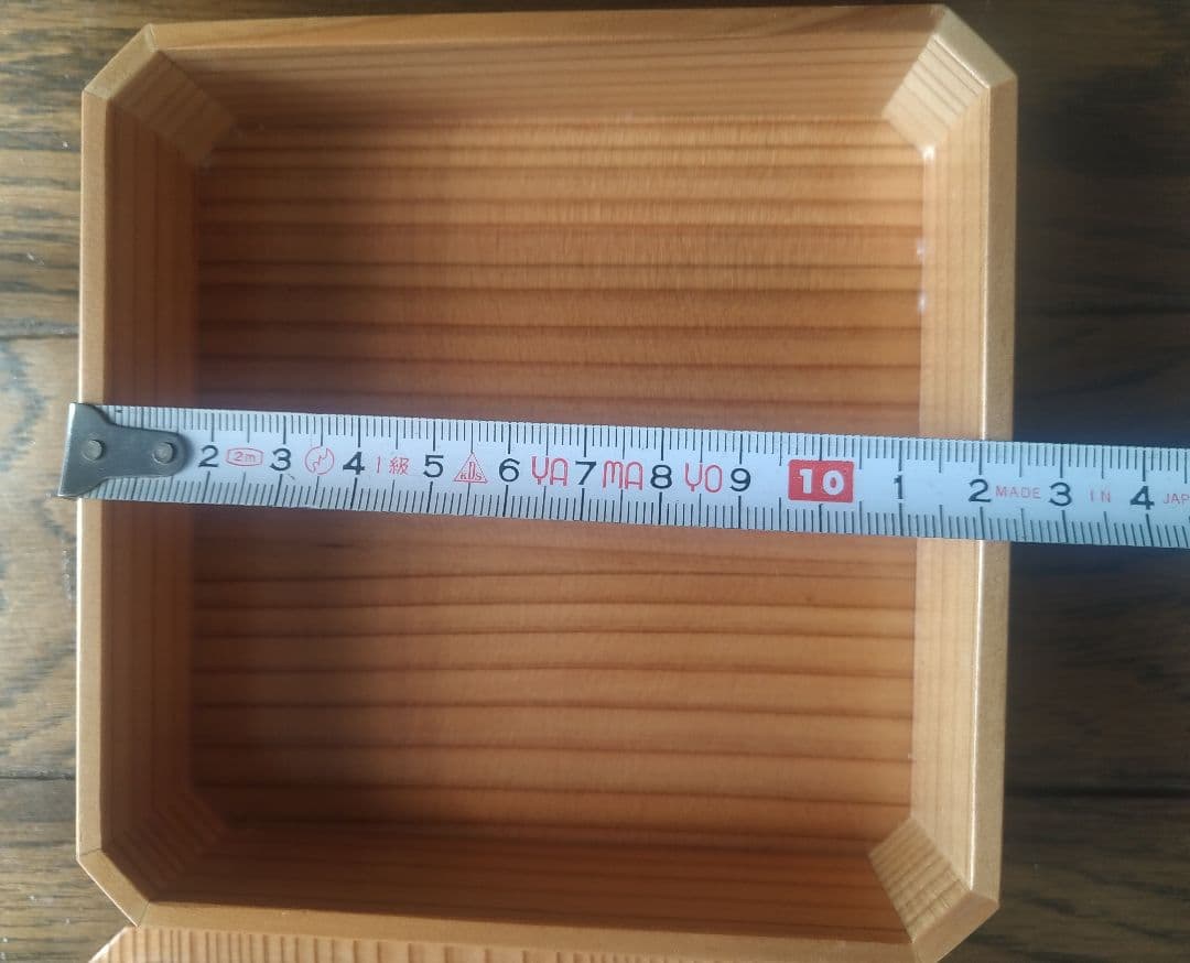 秋田杉 隅切三段重