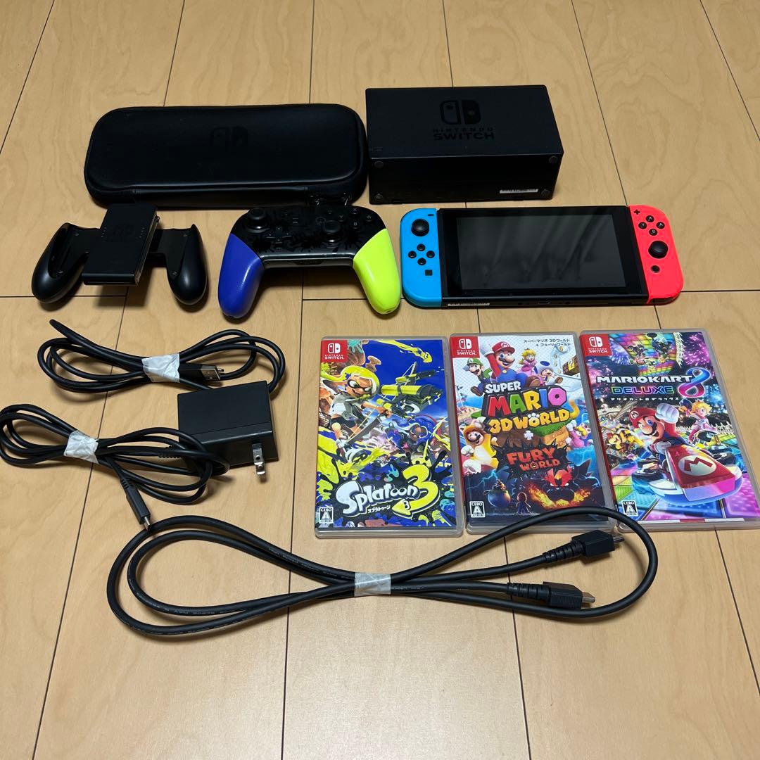 【ねこ丸さん専用】任天堂Switch本体 ネオンブルー、レッド