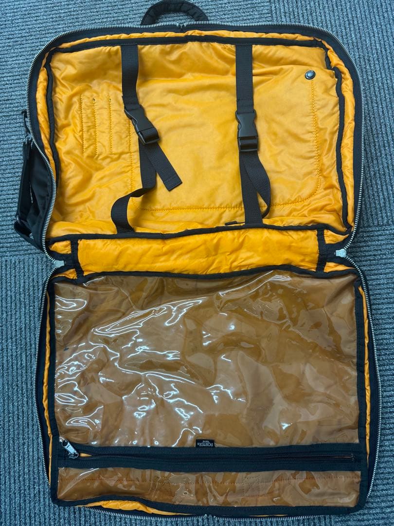 【希少美品】大容量PORTER タンカー 2WAY ボストンバッグ ブラック