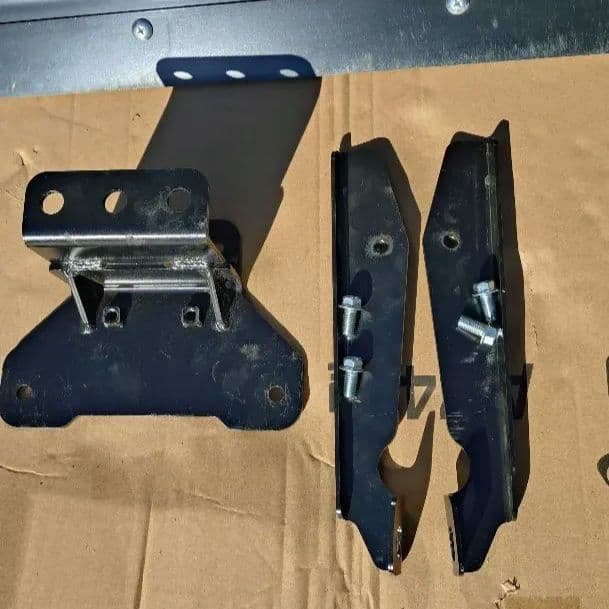アイバワークス管理機用スノープラウ排土板　アダプター付き
