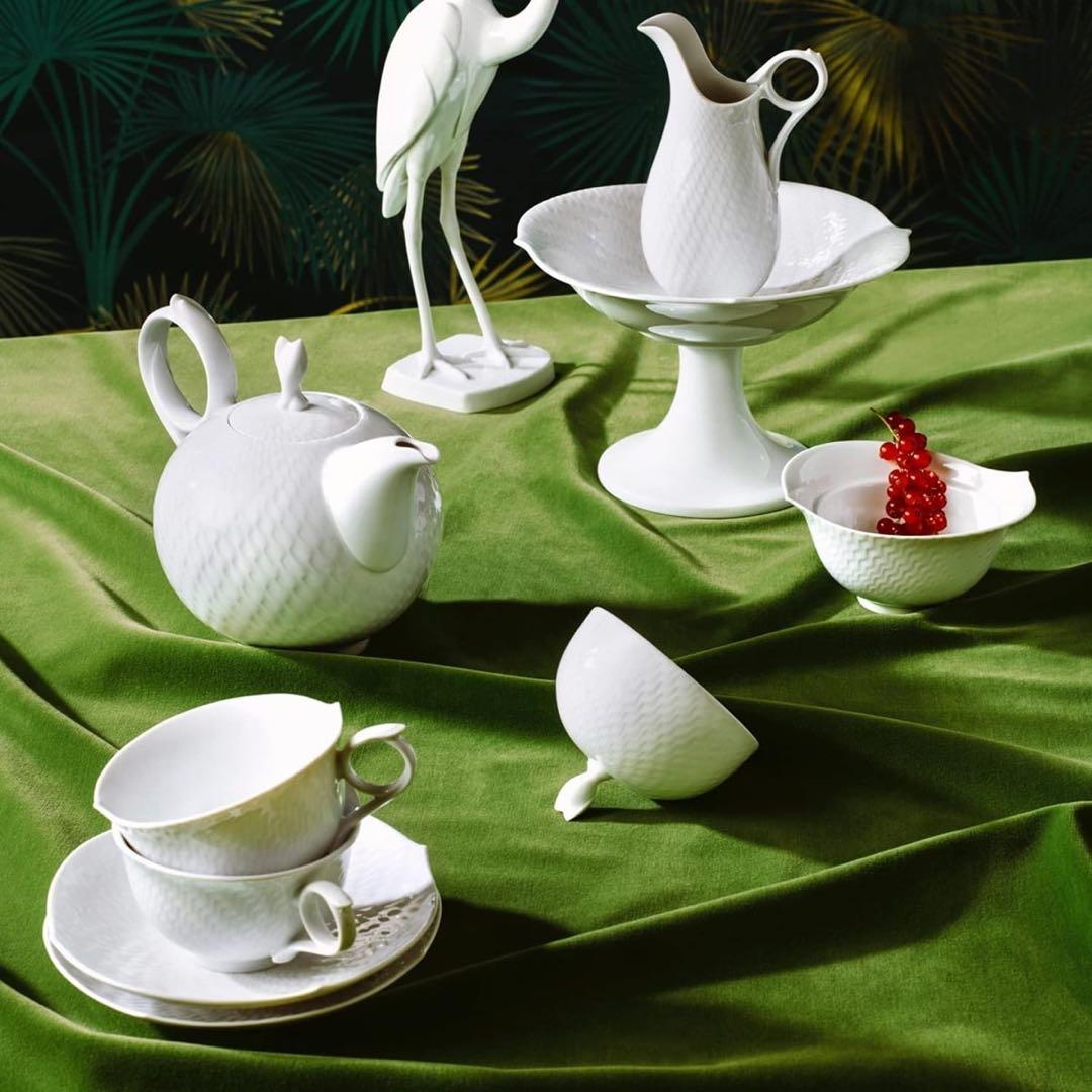 MEISSEN カップ＆ソーサー&皿 2セット ギフトボックス入り　波の戯れ