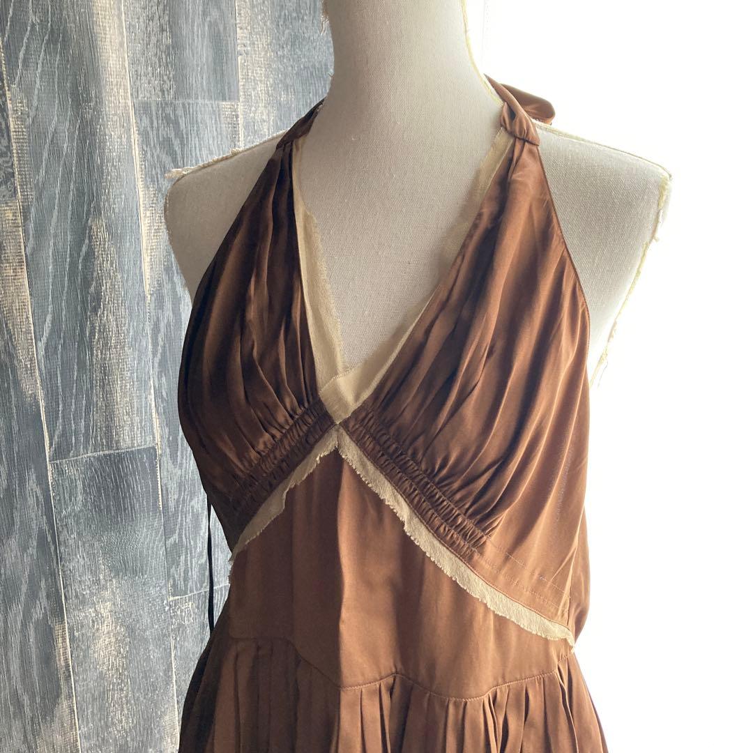 Chloe 新品未使用 キャミソール 定価14万円 ホルターネック フランス製