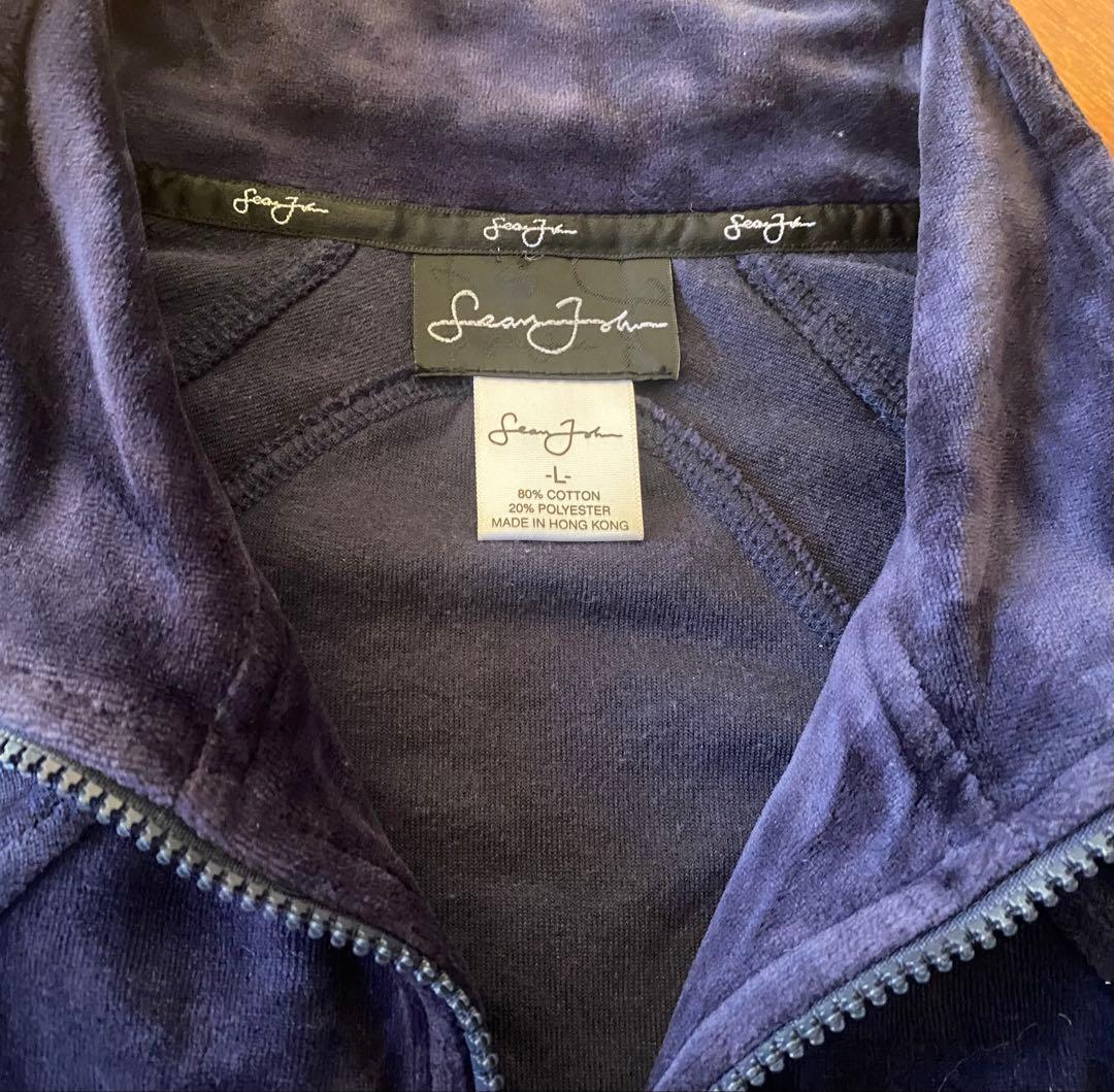 Sean John ベロア セットアップ L