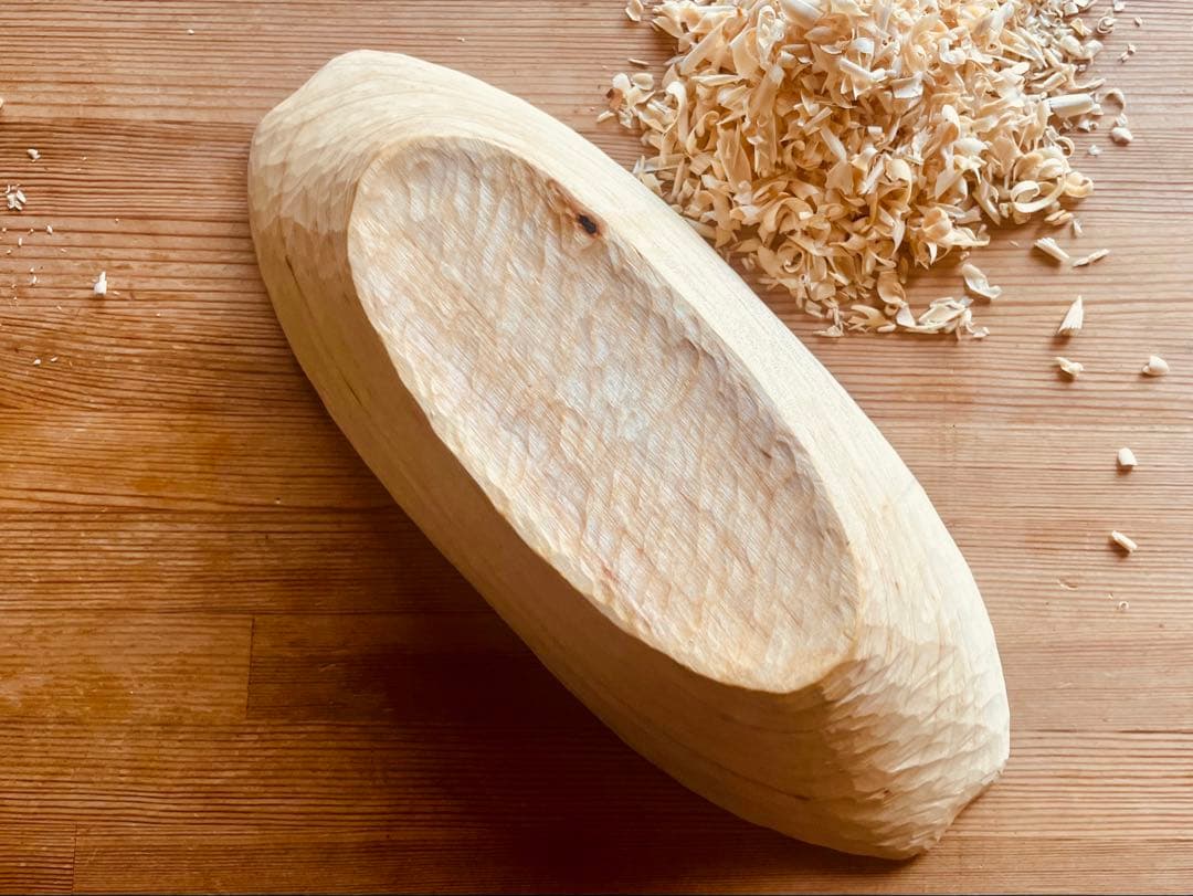 グリーンウッドワーク カレー皿