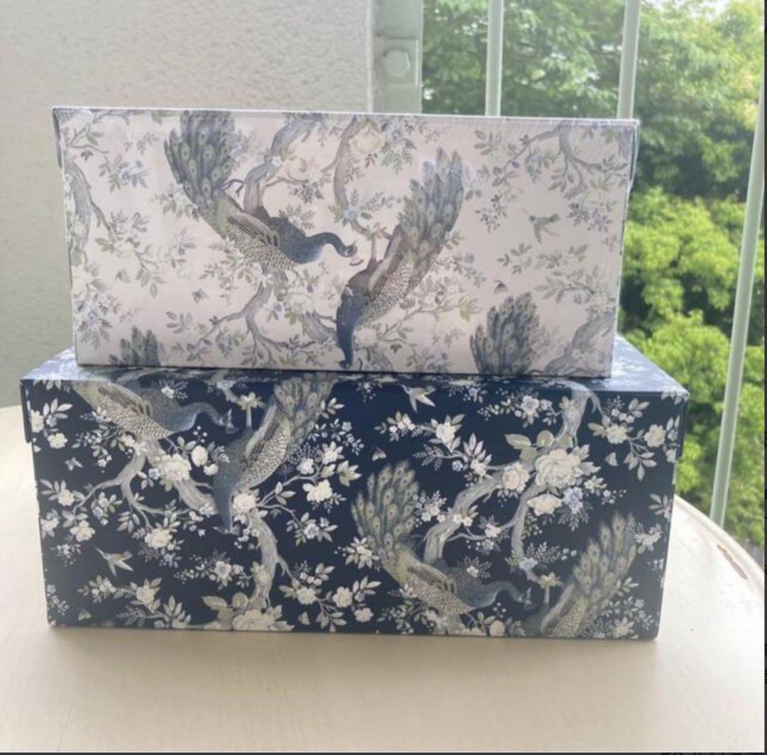 2個セット UK輸入　ローラアシュレイ収納ボックス　新品