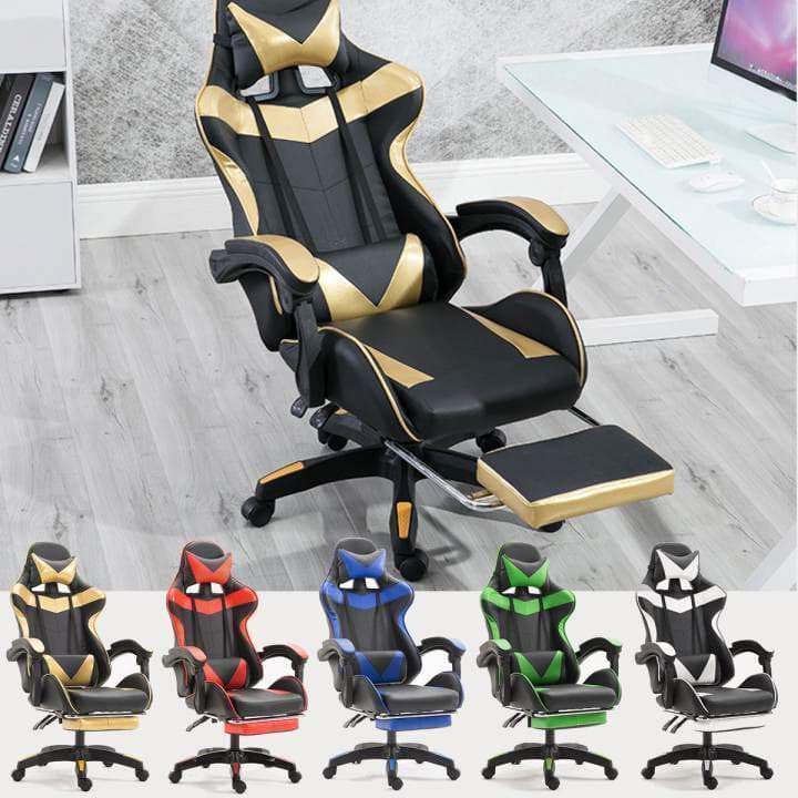 ゲーミングチェア　デスクチェア　リクライニング　新品　未使用　動画配信　ポコチャ