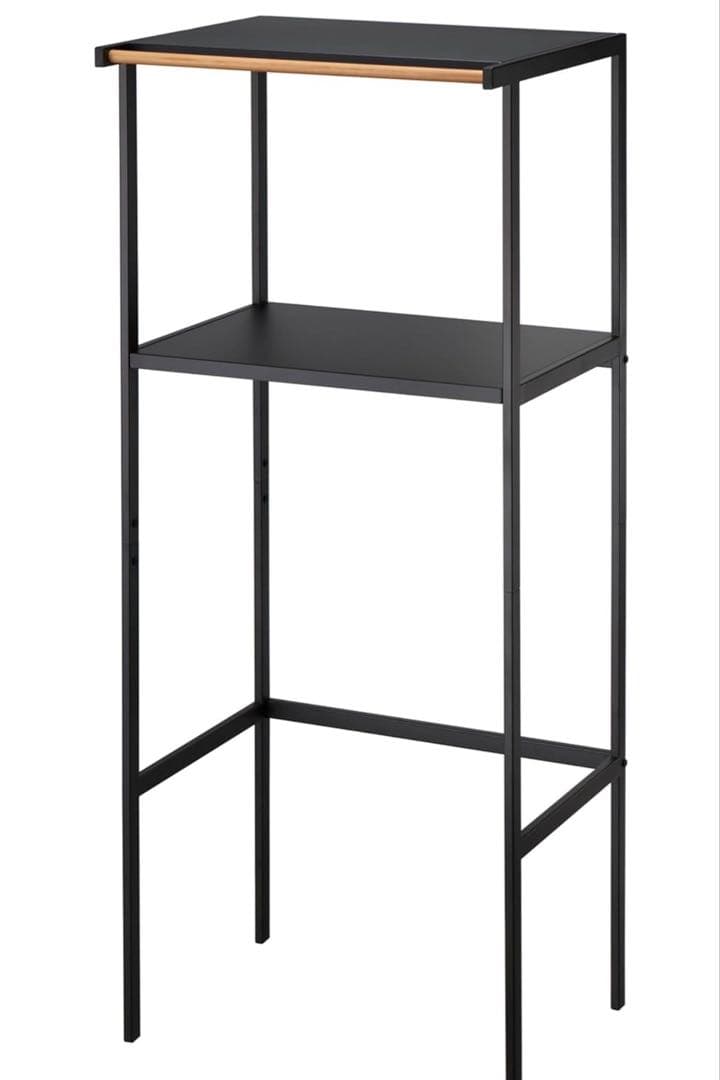 tower 電子レンジ台 キッチンラック 黒