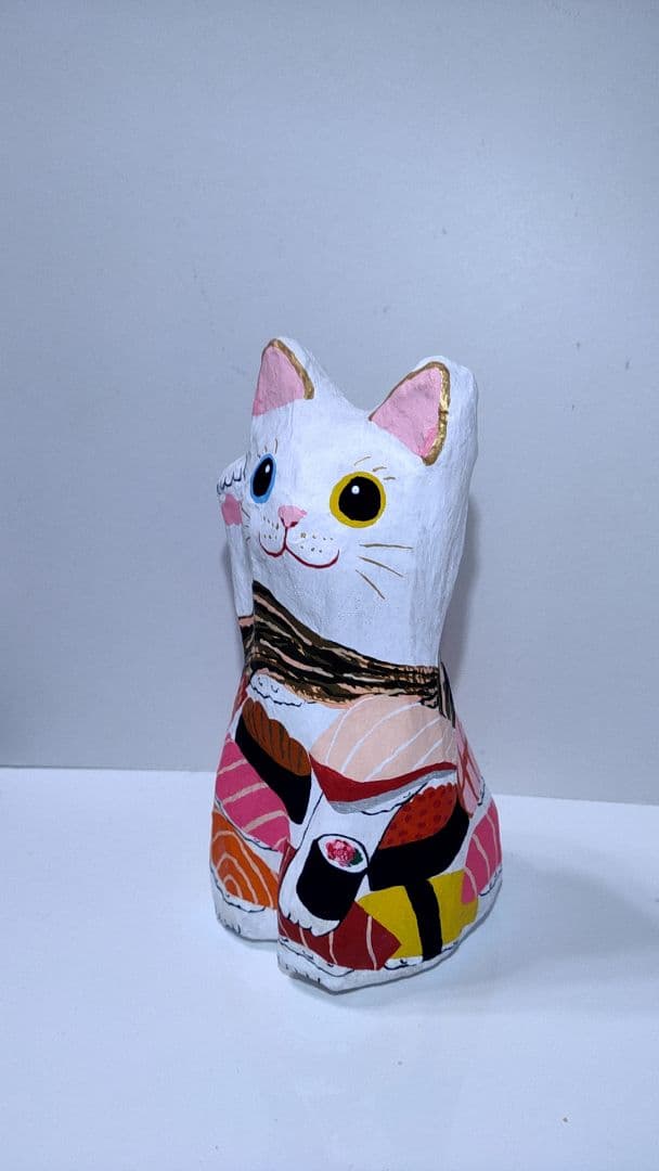 招き猫 張り子