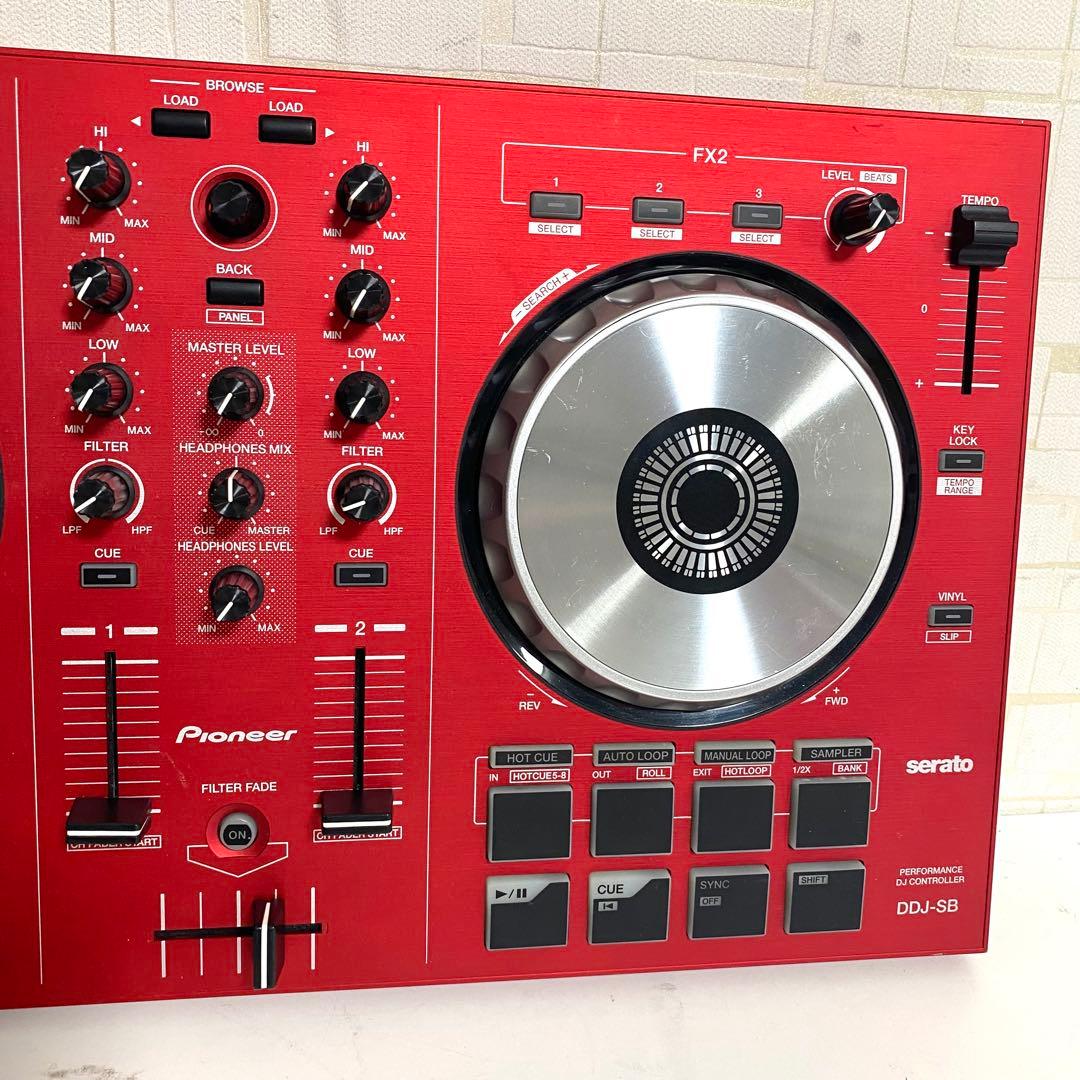 Pioneer DDJ-SB-R serato DJコントローラー 限定色