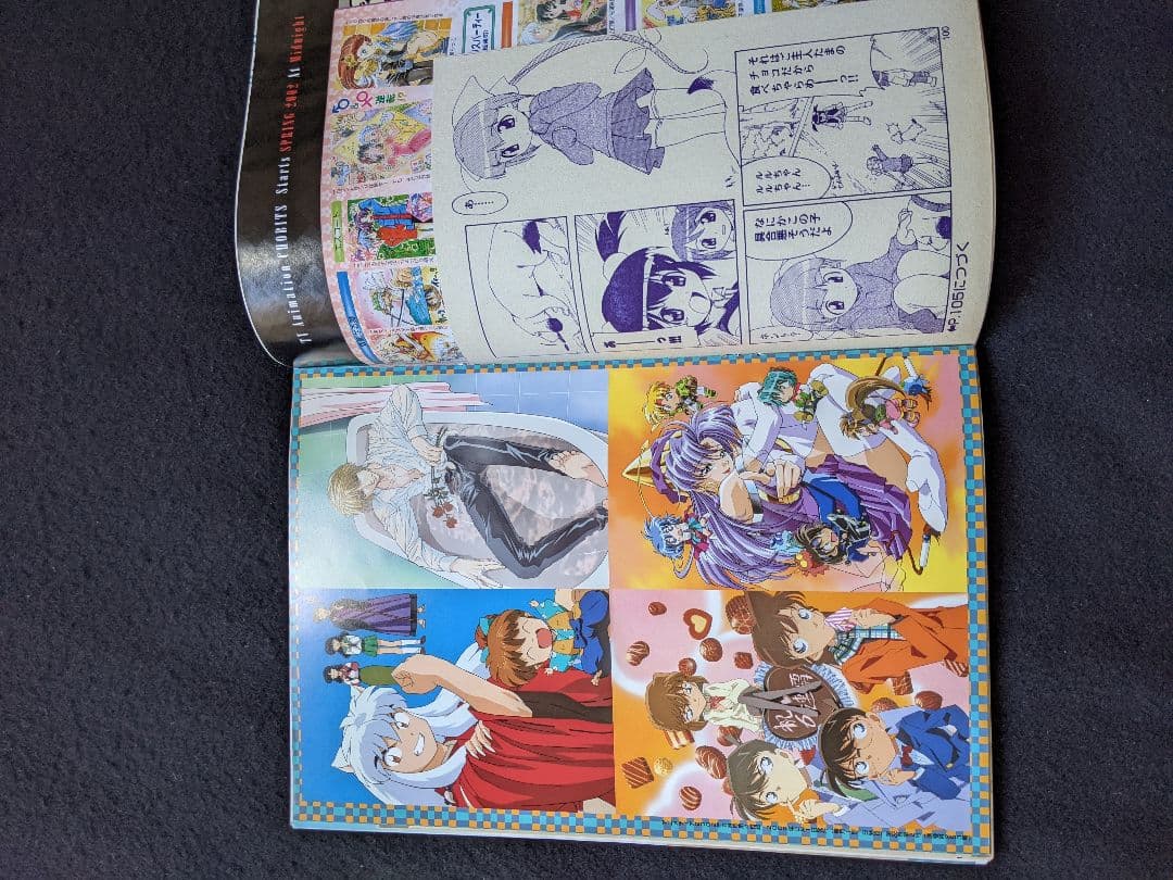 アニメディア　2002年2月号　犬夜叉　テニスの王子様　名探偵コナン　ヒカルの碁