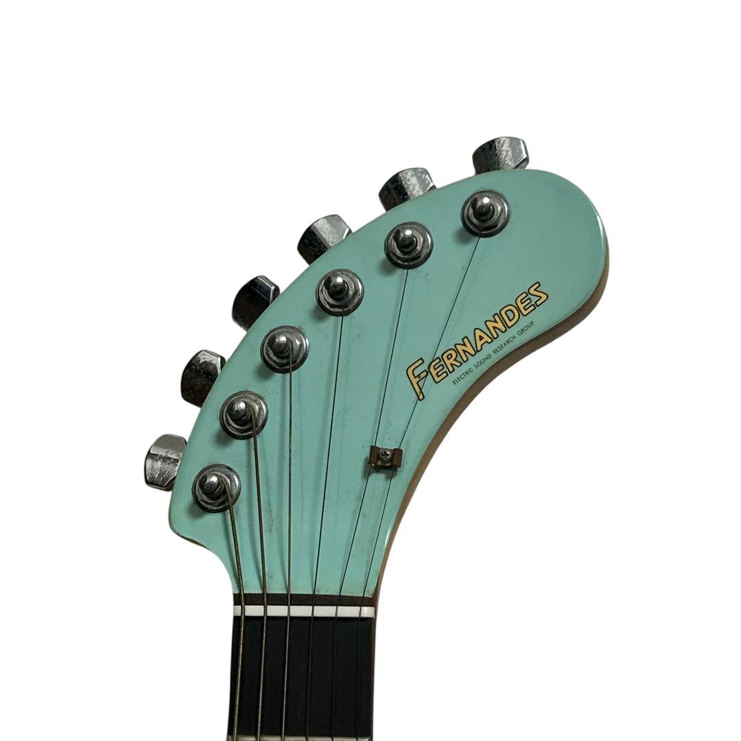 ZO-3 ミントグリーン　アンプ内蔵ミニギター