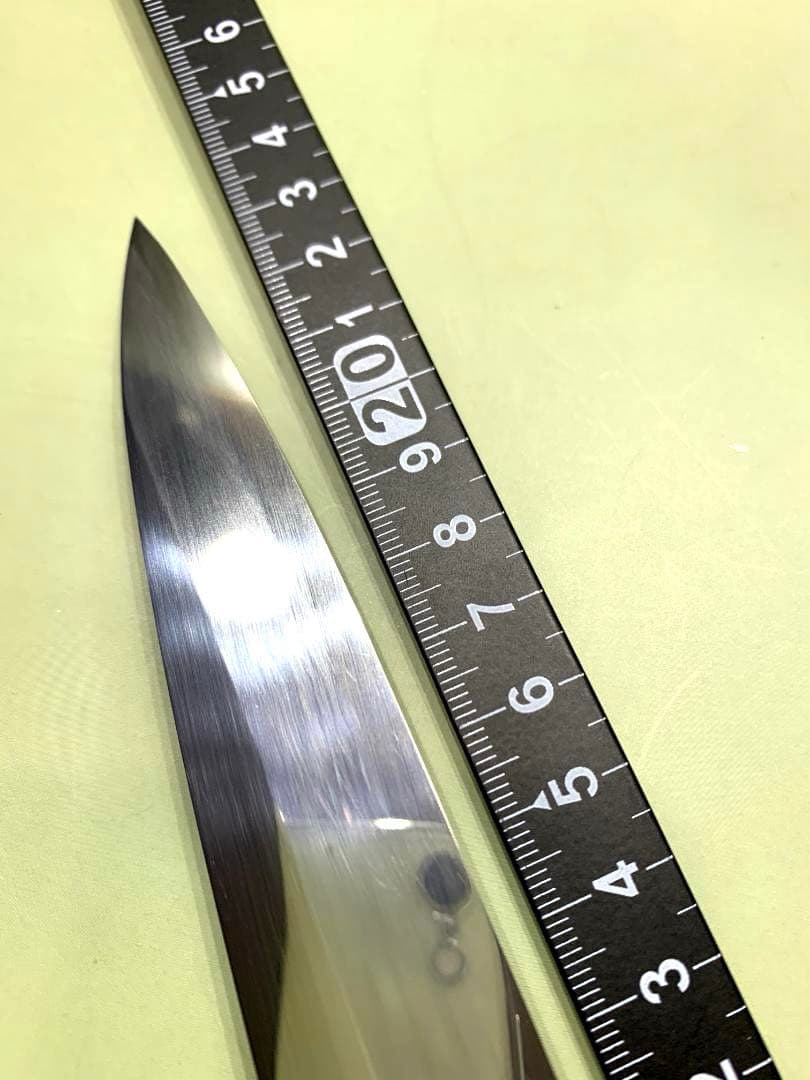 源宏明　柳刃包丁　刃渡り24cm