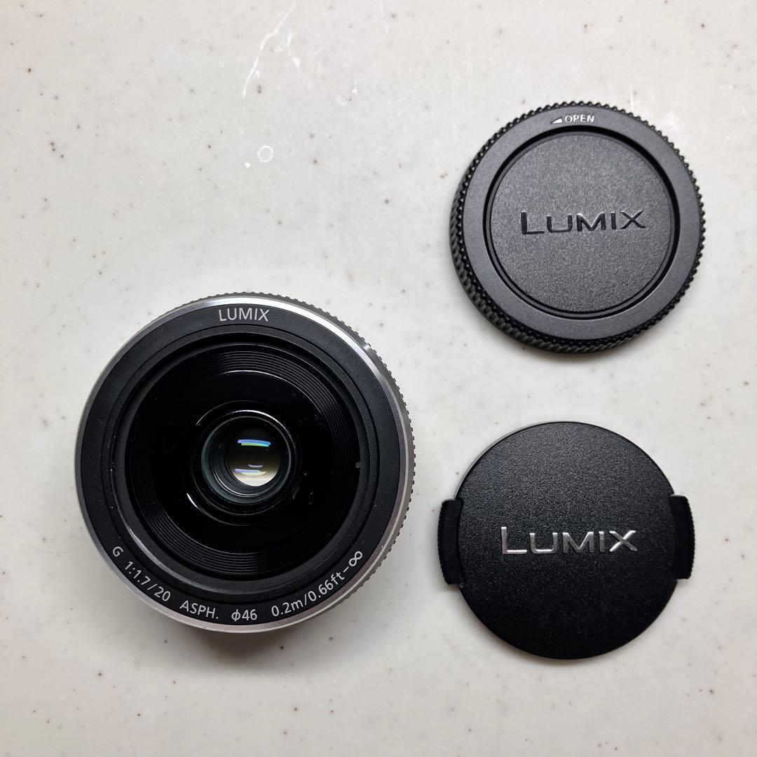 【実用品】LUMIX G 20mm F1.7 II ASPH. シルバー