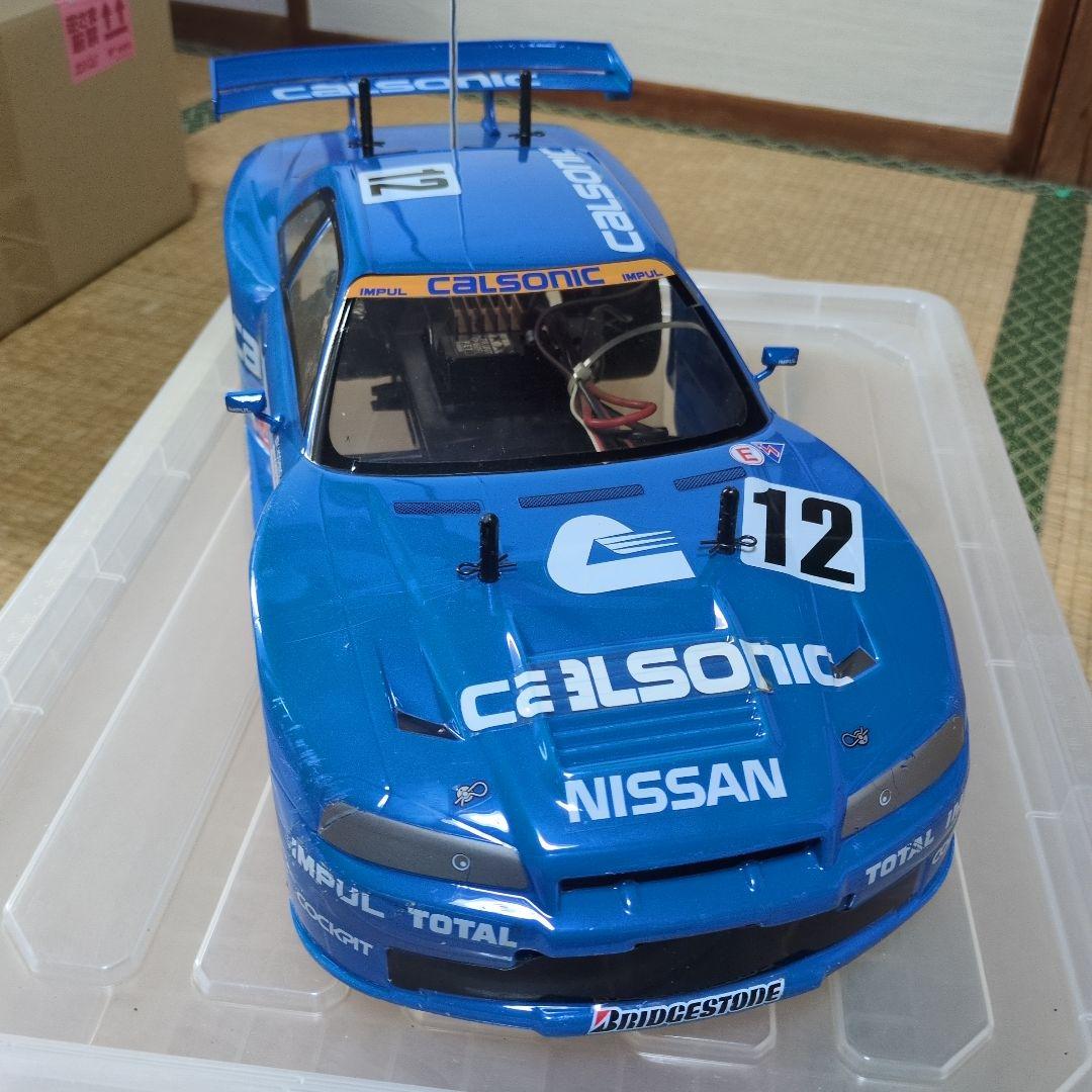 ホビーラジコン Calsonic Skyline GT-R (R34) 1/10
