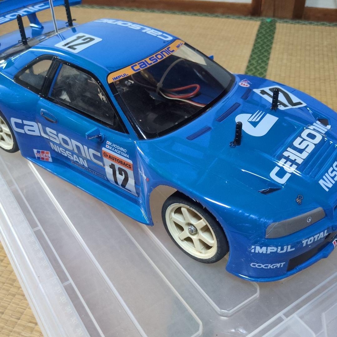 ホビーラジコン Calsonic Skyline GT-R (R34) 1/10