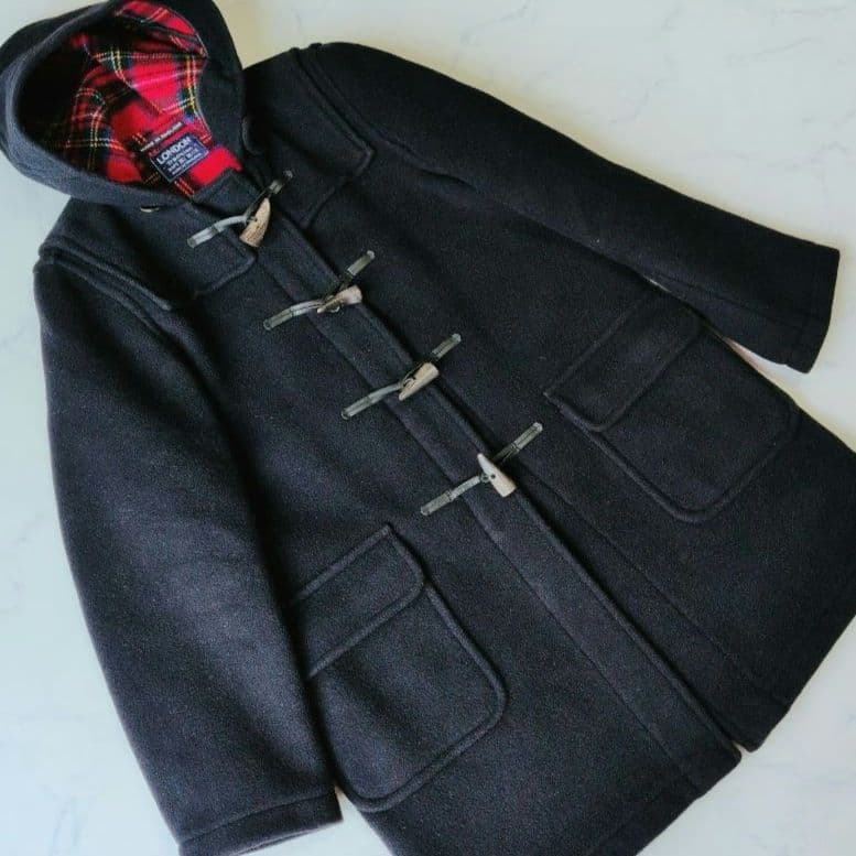 シップス ロンドントラディション 別注 ダッフルコート ネイビー L