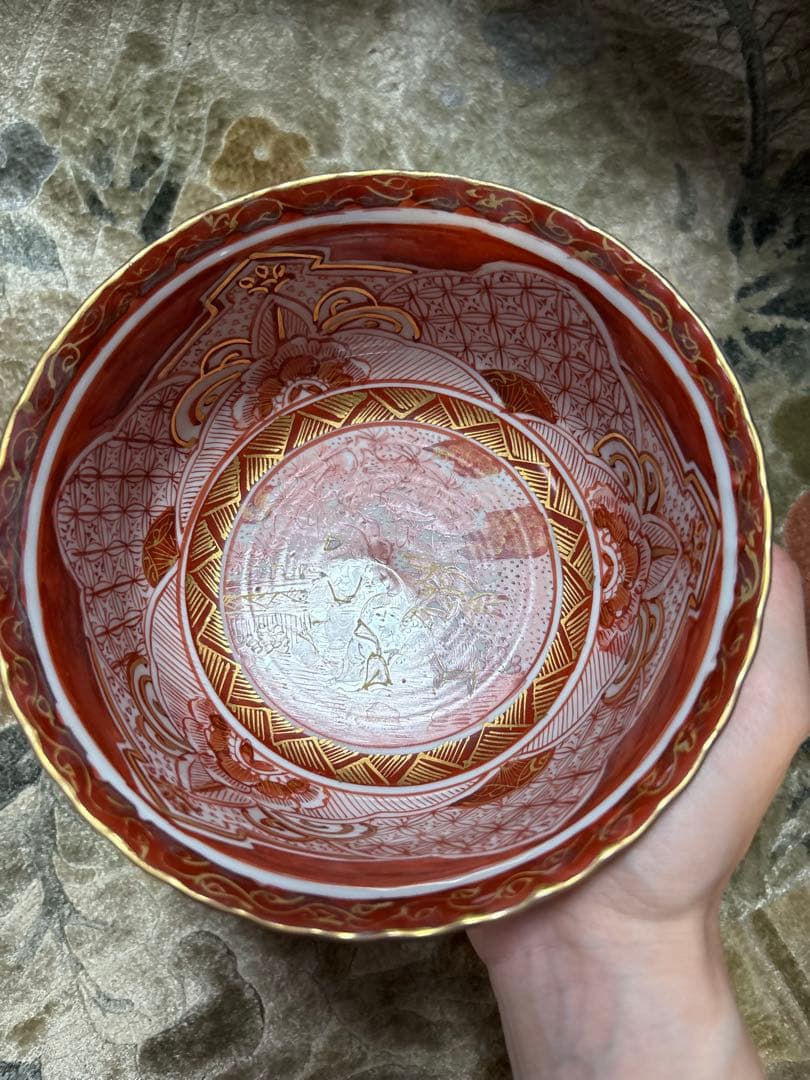 赤絵鉢 器　皿