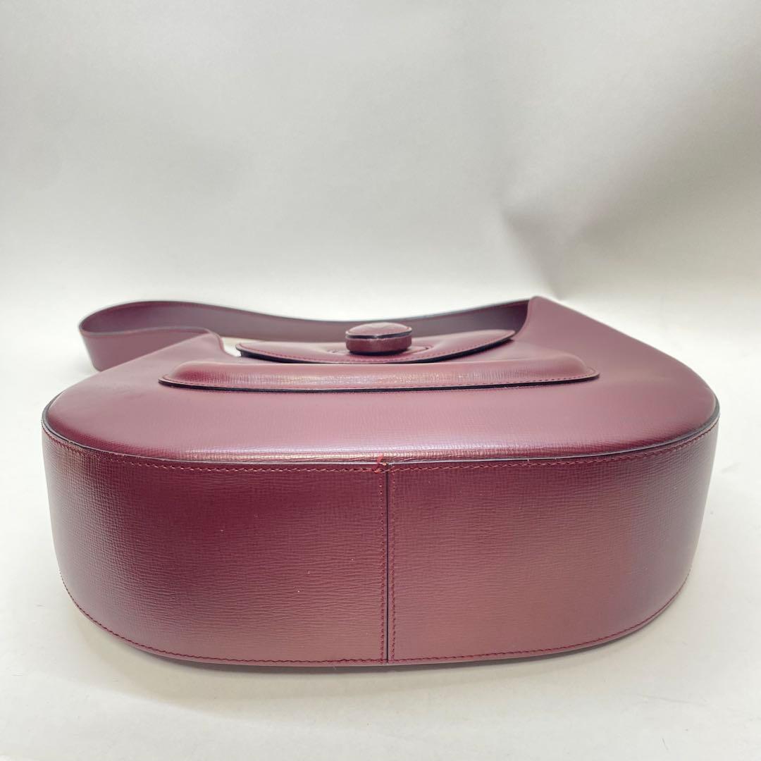 Cartier ワンショルダー バッグ ハーフムーン マストライン ターンロック