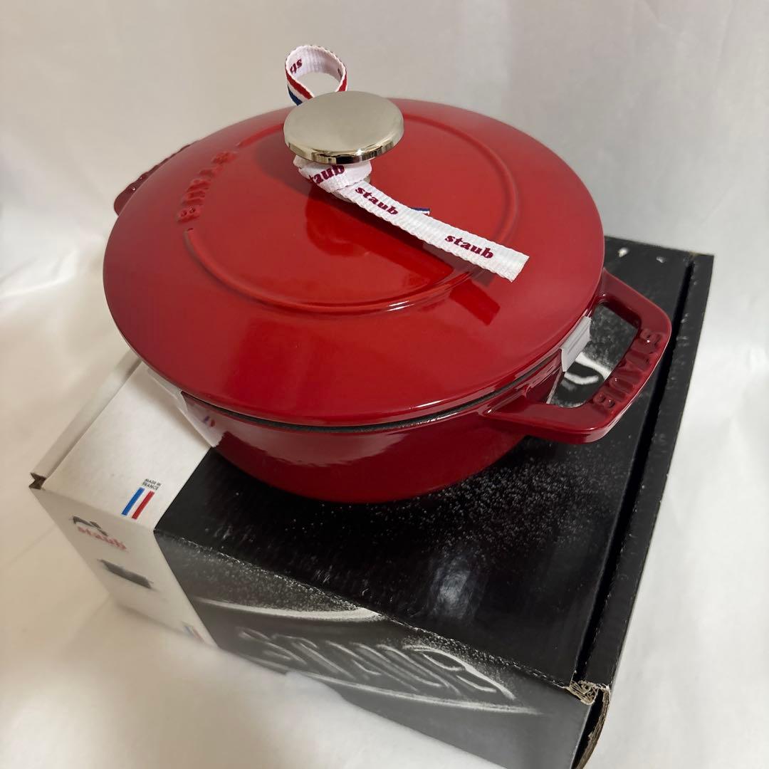 新品未使用　ストウブ WA-NABE(ワナベ)S チェリー16㎝