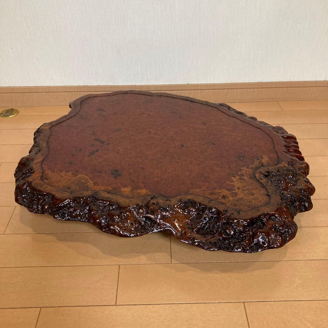 花台　花梨　瘤　飾り台　天然木　盆栽台