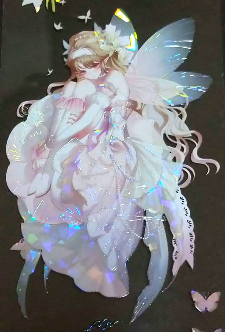 J663＃若花泽粉(贝壳光)一木一横切り売り海外人物マステ女の子