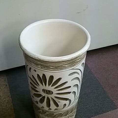 イタリア製　陶器　傘立て