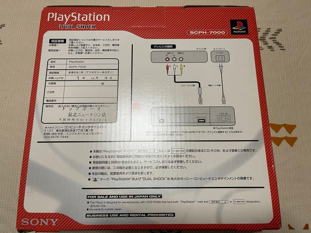 「空箱のみ」任天堂64空箱とPlayStation DUALSHOK空箱その他