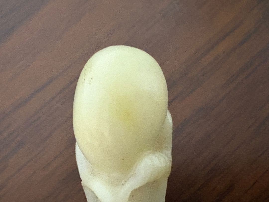 石？玉？の中国的置物　瓢箪に鼠　中国美術　5cm強　26g