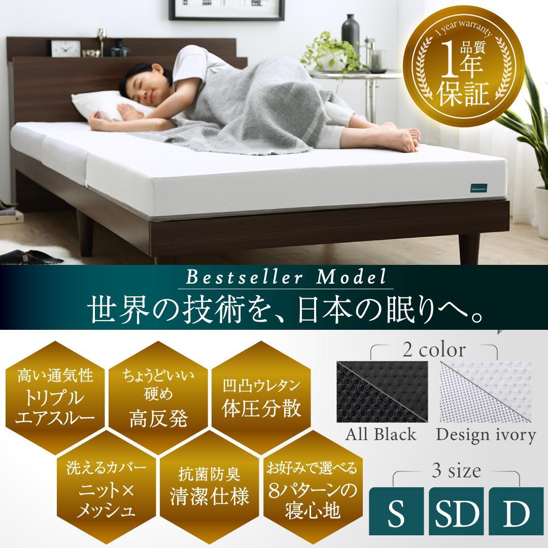 最安値！新品！送料込み！三つ折りマットレス敷布団 セミダブル
