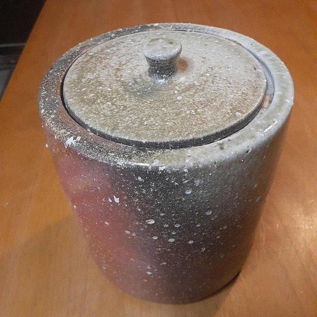信楽焼　水指