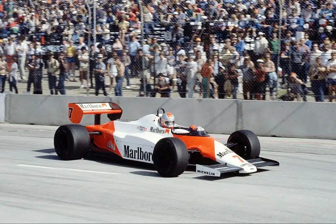 デカール加工品 1/18 PMA マクラーレン MP4/1C アメリカ西GP優勝