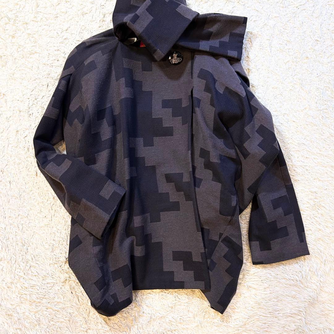 【超希少✨️ヴィヴィアンウエストウッド】 ストール付き 変形 ポンチョ ケープ