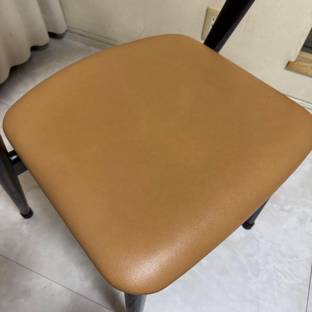 飛騨産業 SEOTO（セオト）飛騨家具 セミアームチェア　張り座 BK