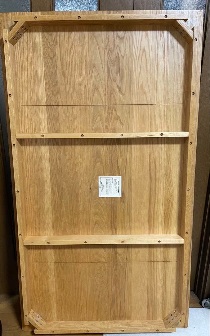 無印良品　無垢材ダイニングテーブル　オーク材　140cm