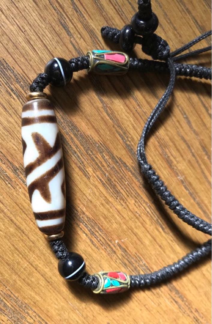 ☘️超レア 双魚金剛二眼天珠 ジービーズ Dzi　ネックレス
