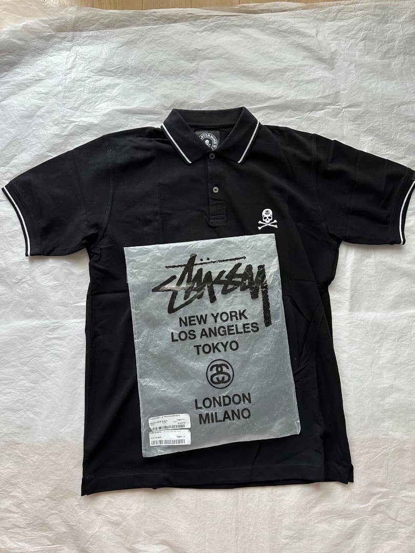 未使用 stussy × mastermind Japan ポロシャツ Lサイズ