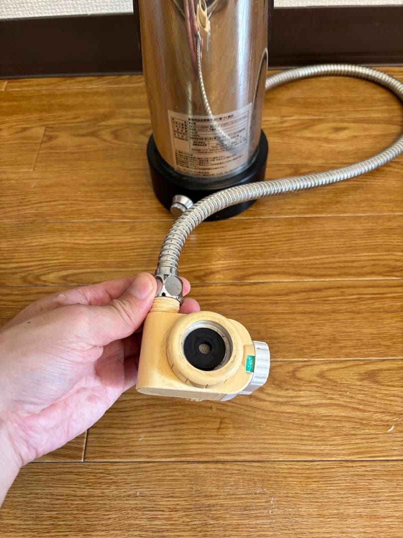 WATER LIFE 浄水器 ステンレス製 ホース付き