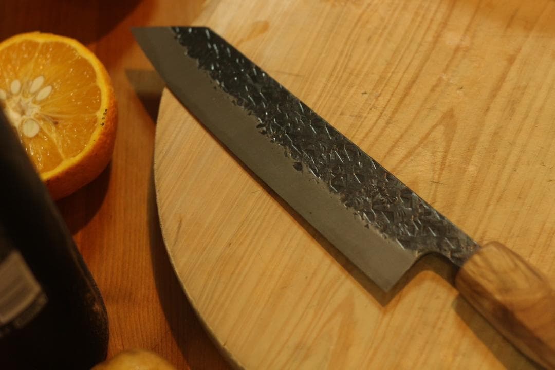 本格三徳包丁(柄ウッドレジン)