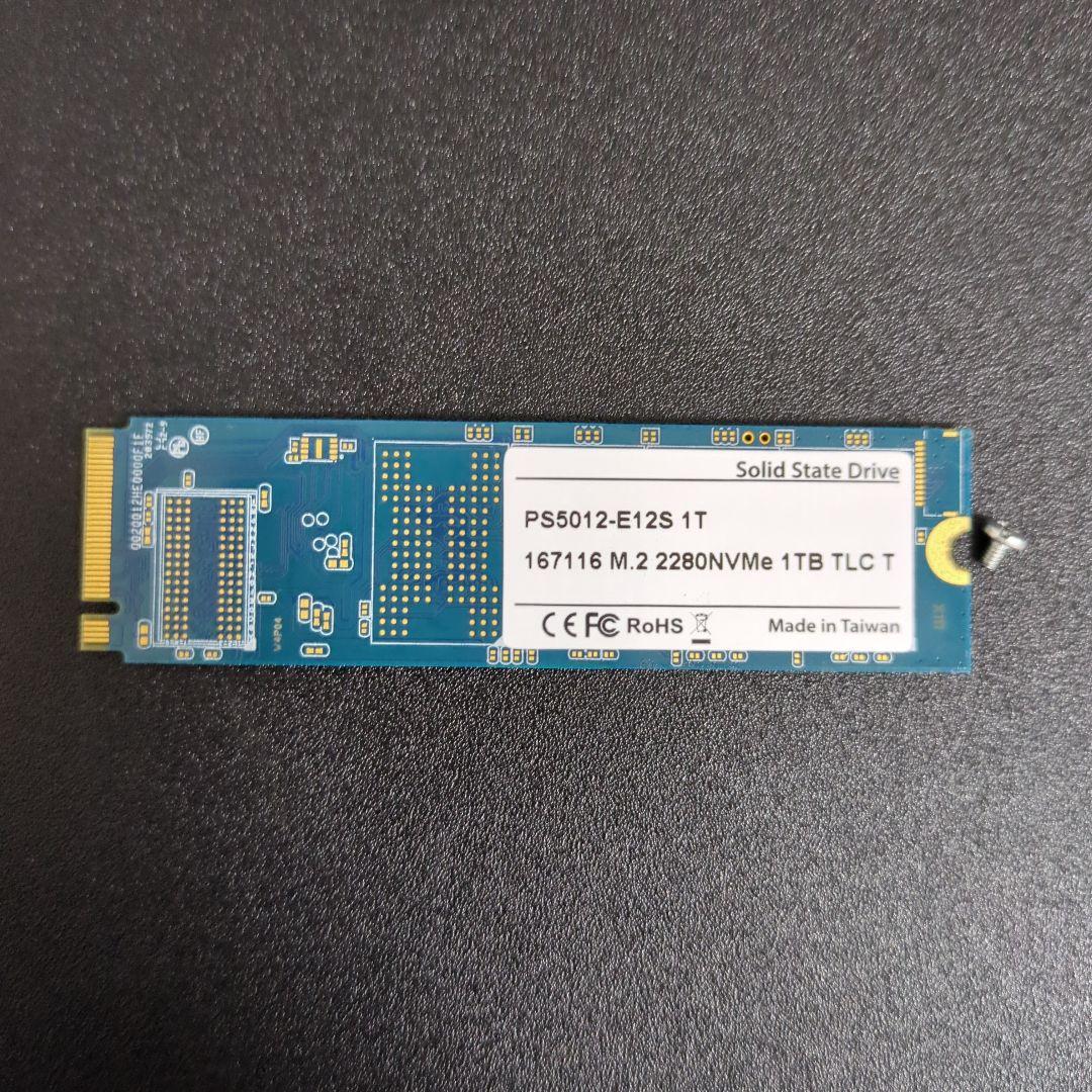 内蔵型SSD PHISON PS5012-E12S M.2 SSD 1TB