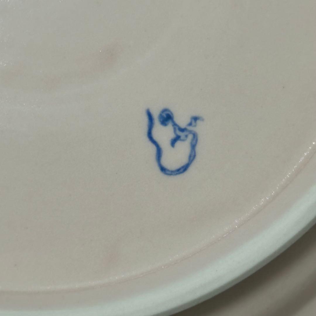 佐々木忍 メリーゴーランド 皿 ピンク 希少 陶器皿 新品未使用
