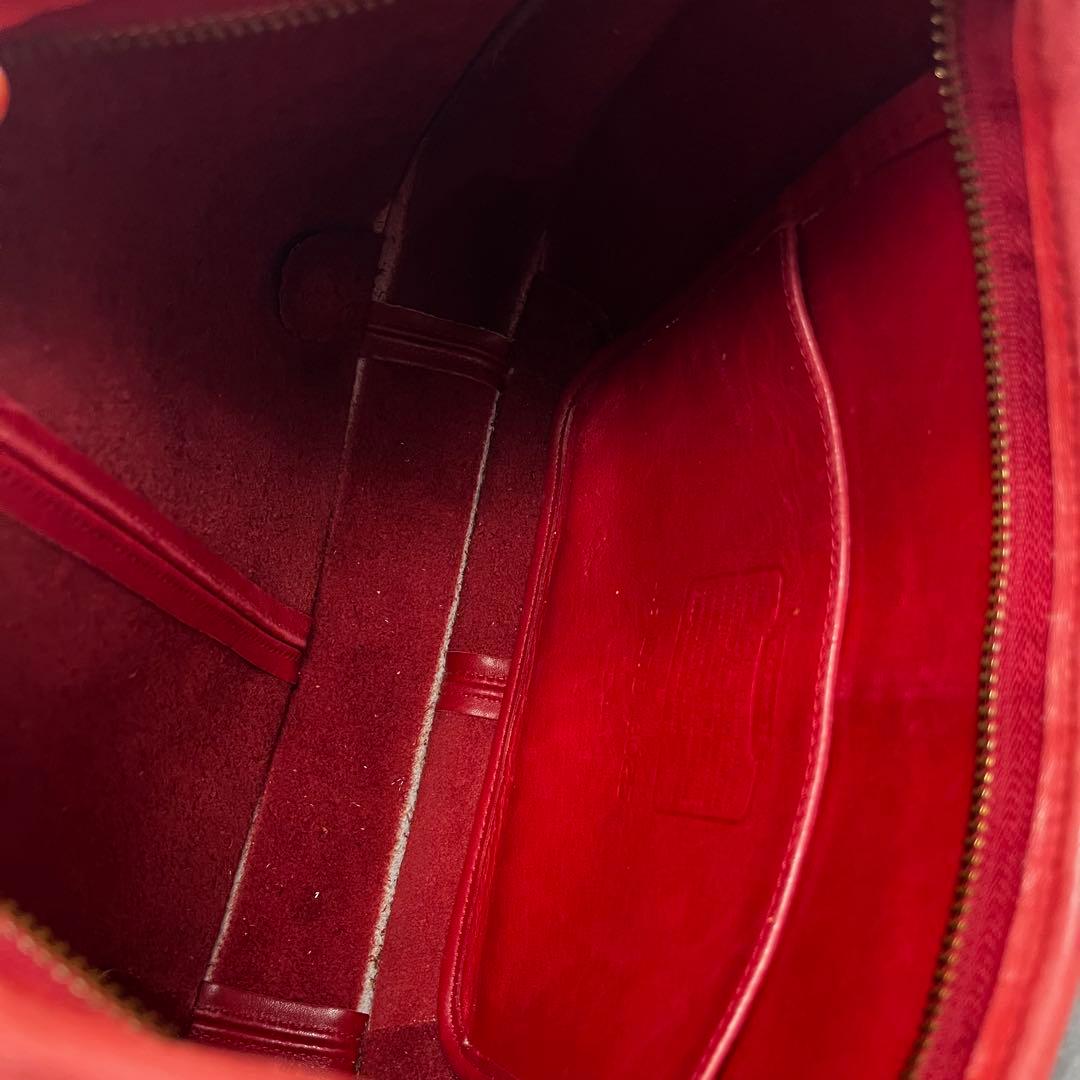 バッグ Old Coach Hobo Ergo Zip Red Rare