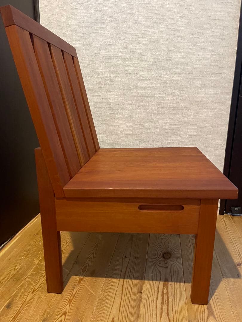 高級家具kai ‼️ヴィンテージ品　高級天然木　北欧　ダイニングチェア　スツールA