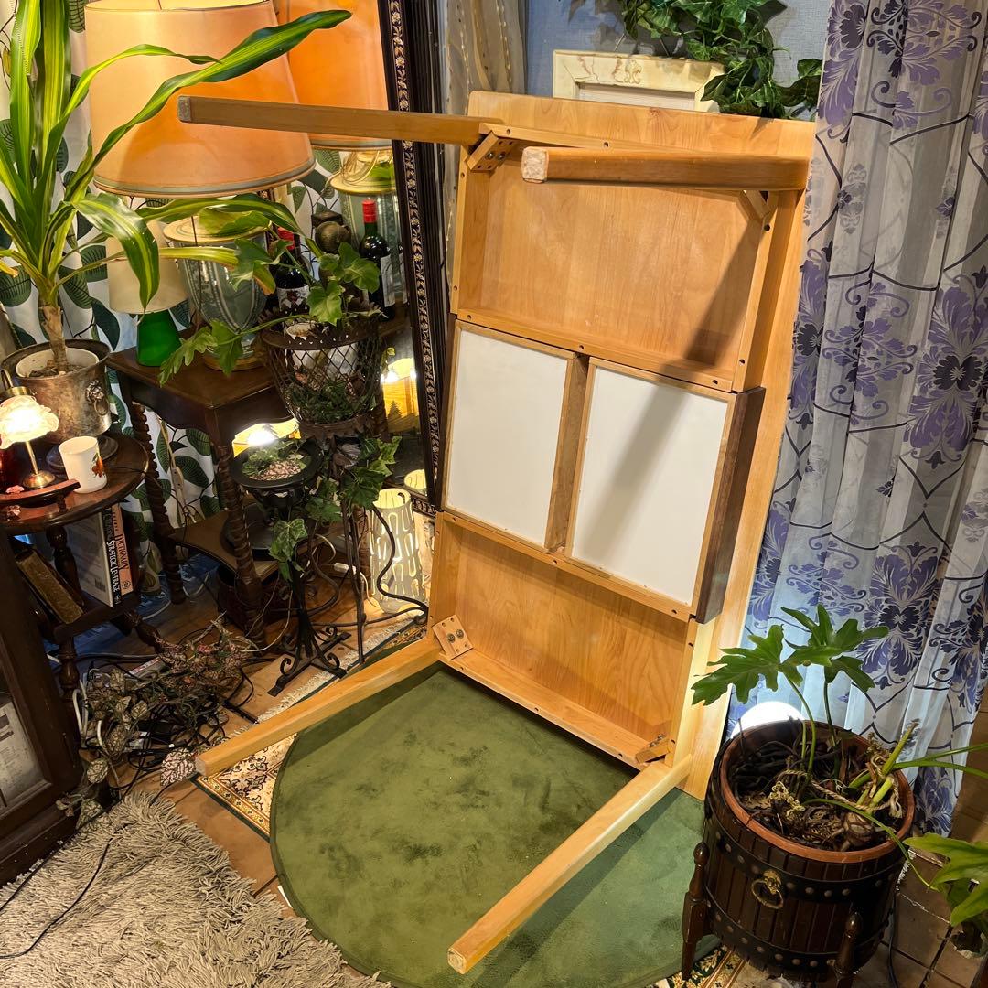 アルダーソリッド　引き出し付　コンパクトテーブル