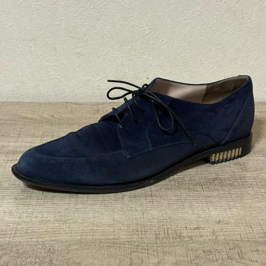 GIORGIO ARMANI スウェード ローファー 38 SIZE ネイビー
