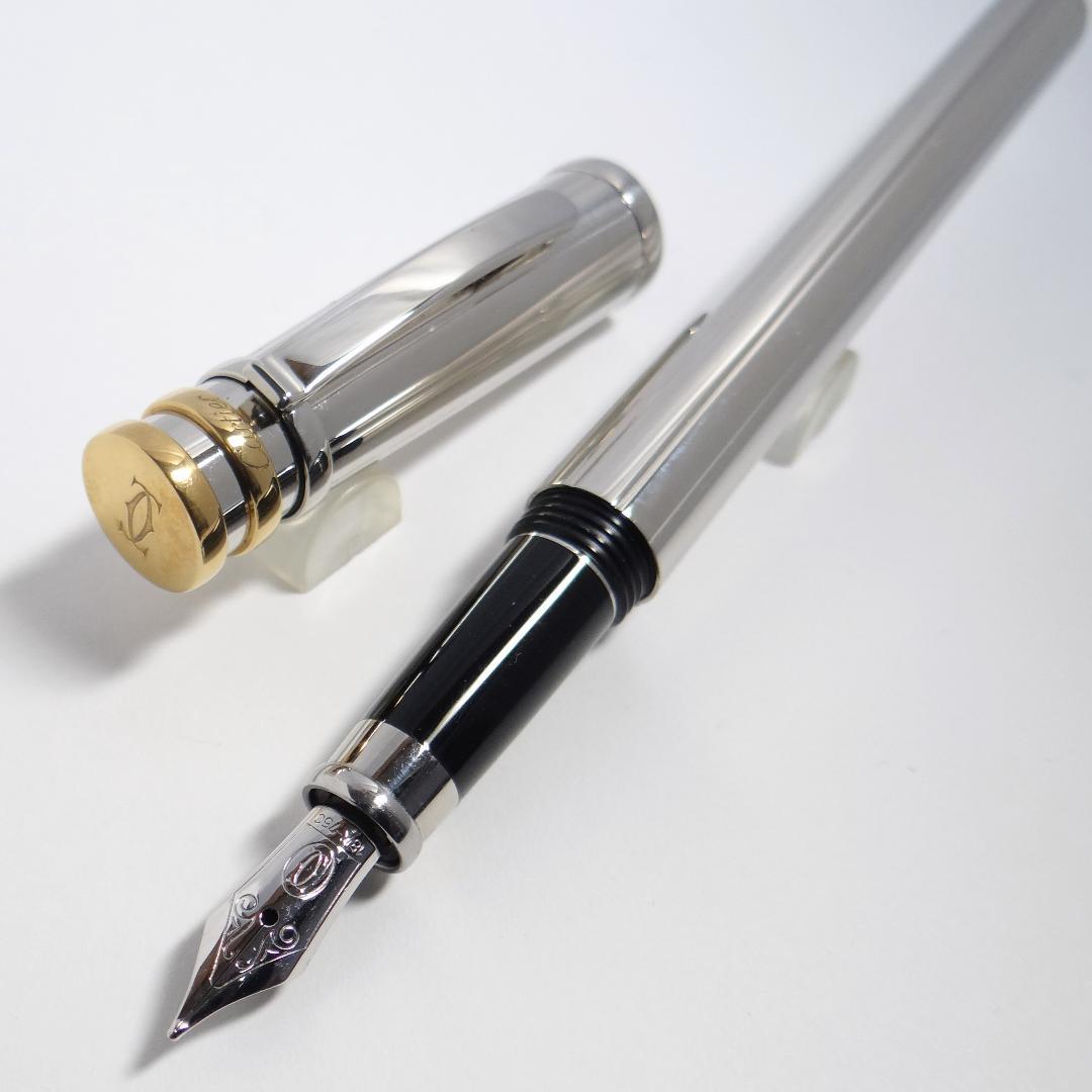 【買得・美品】カルティエ ドゥ・カルティエ Cartier 万年筆 18Kペン先