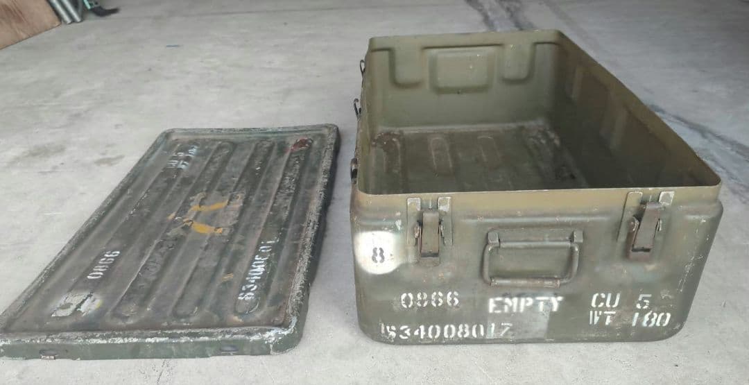 アルミコンテナ 米軍　USA