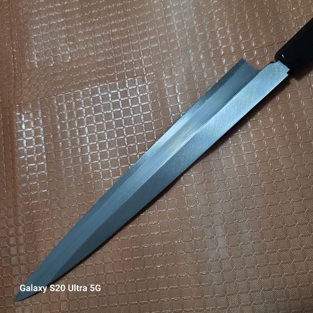 ま*ぃ様 堺打刃物　柳刃包丁　刺身　９寸　白二鋼　黒檀柄