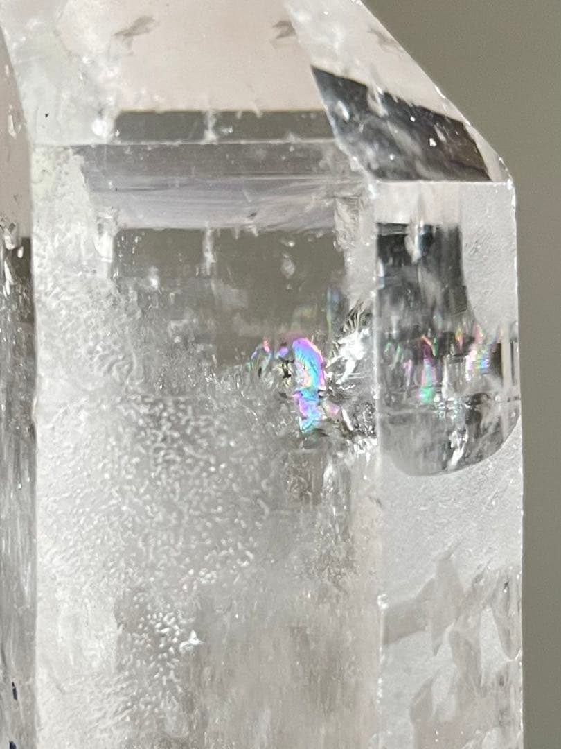 再再お値下げ✨レムリアンシード クリスタル ポイント 102g 虹入り