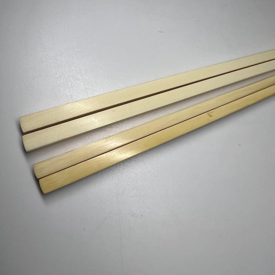 極上　箸　2膳　共箱　47g 東K8-0131☆2F