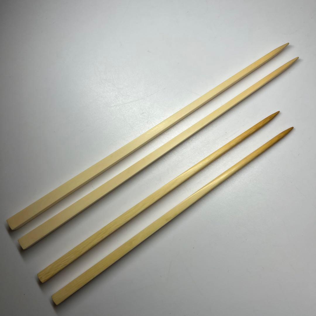 極上　箸　2膳　共箱　47g 東K8-0131☆2F